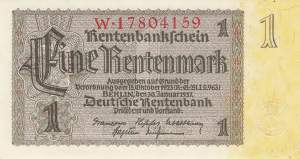 1 Rentenmark 1937 ro.166b W